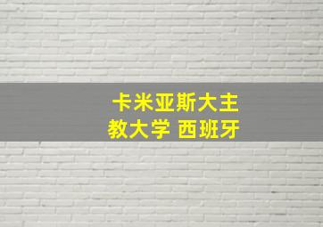 卡米亚斯大主教大学 西班牙